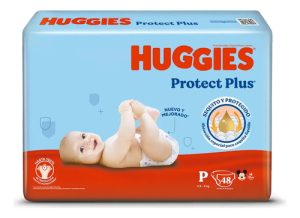 Miniatura 2 de 5 de Pañales Huggies Protect Plus Talle P x 48 unidades