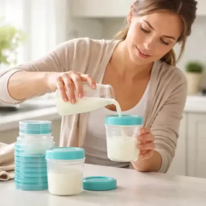 Imagen 5 de 8 de Contenedor De Leche Materna Loopi 6 Unidades De 180 Ml