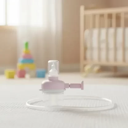 Imagen 8 de 8 de Aspirador Nasal Sacamoco Succión Con Manguera Loopi 8724 Color Blanco
