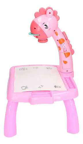 Imagen 4 de 4 de Mesa Didáctica Proyector Bebesit 2008 Jirafa Rosa Rosa