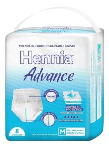 Miniatura 1 de 1 de Ropa Interior Descartable Hennia Advance Mediano (M) x 8 unidades