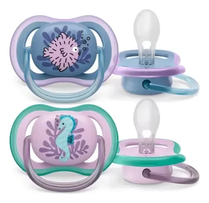 Imagen 2 de 4 de Chupete Ultra Air Philips Avent Scf085/61 6-18 Meses Lavanda