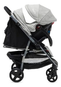 Miniatura 2 de 7 de Cochecito Huevito Travel System Y Manillar Rebatible Bebesit Gris Claro