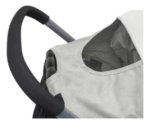 Miniatura 4 de 7 de Cochecito Huevito Travel System Y Manillar Rebatible Bebesit Gris Claro