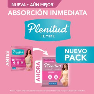 Miniatura 3 de 4 de Pañales Para Adultos Plenitud Femme P/M x 8 unidades