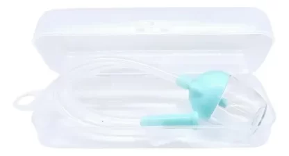 Imagen 1 de 7 de Aspirador Nasal Sacamoco Con Manguera Loopi 8724 Color Agua