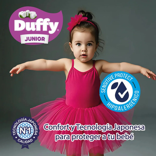 Imagen 3 de 4 de Pañales Duffy Junior X 50 Un +18kg