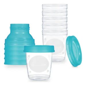 Miniatura 1 de 8 de Contenedor De Leche Materna Loopi 6 Unidades De 180 Ml