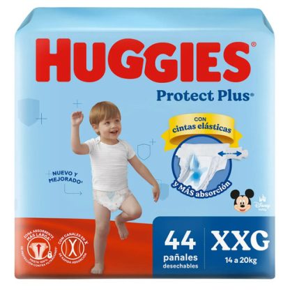 Imagen 1 de 5 de Pañales Huggies Protect Plus XXG x 44 unidades