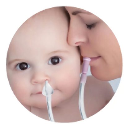 Imagen 1 de 8 de Aspirador Nasal Sacamoco Succión Con Manguera Loopi 8724 Color Blanco