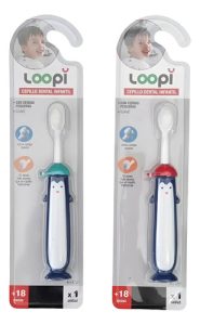 Miniatura 10 de 10 de Cepillo Dental Para Niños Cerda Suave Infantil Loopi 8727 Color Celeste