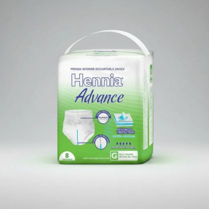 Imagen 2 de 4 de Ropa Interior Descartable Hennia Advance Grande (G) x 8 unidades
