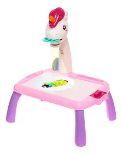 Miniatura 1 de 4 de Mesa Didáctica Proyector Bebesit 2008 Unicornio Rosa