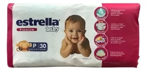 Miniatura 1 de 1 de Pañales Estrella Premium Pequeño P 30 unidades
