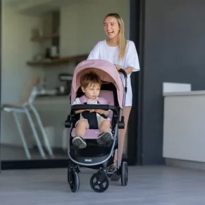 Miniatura 6 de 7 de Cochecito Huevito Travel System Y Manillar Rebatible Bebesit Gris Claro