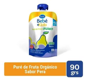 Miniatura 1 de 3 de Puré De Frutas Organico Sabor Pera Sancor Bebé & Kids 90g