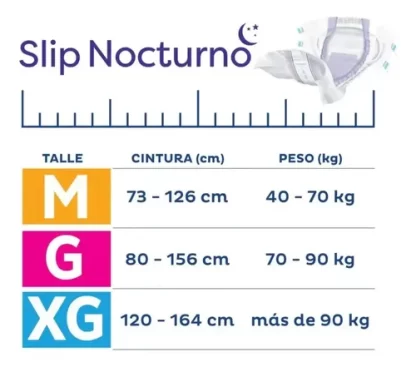 Imagen 3 de 4 de Pañal Tena Slip Nocturno Talle Extra Grande XG 16 Unidades