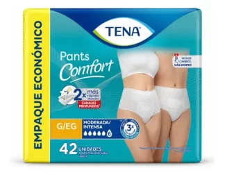 Tena Pants Comfort G-EG ropa interior absorbente x 42 unidades