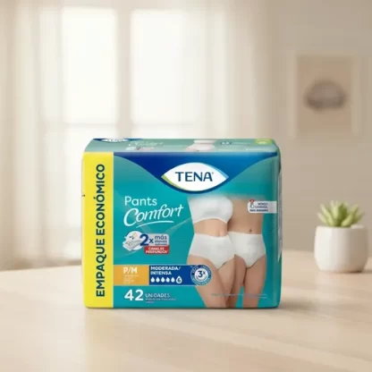 Imagen 2 de 2 de Tena Pants Comfort P-M ropa interior absorbente x 42 unidades