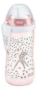 Miniatura 1 de 7 de Vaso Antiderrame Nuk Kiddy Cup Disney Bambi De 300 Ml Rosa