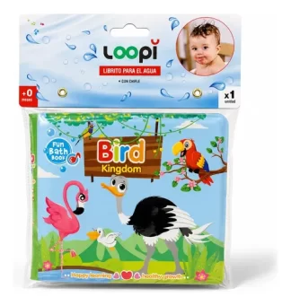 Librito para el agua Loopi Pájaro juguete de baño