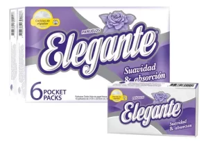 Miniatura 2 de 3 de Pañuelos Elegante 10 unidades  x6 Paquetes  Doble Hoja