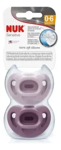 Miniatura 1 de 2 de Chupete Nuk Sensitive Soft lila 0-6 meses pack x2