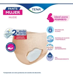 Miniatura 3 de 5 de Ropa Interior Tena Pants Mujer P-M X8 Mediano