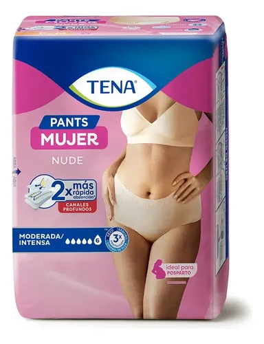 Imagen 1 de 5 de Ropa Interior Tena Pants Mujer G-EG X8 Mediano