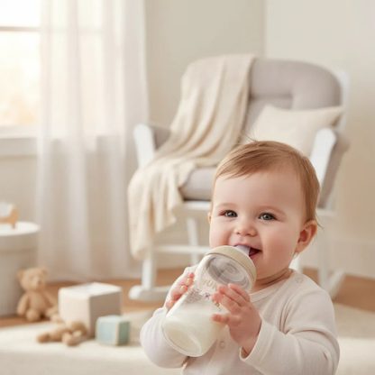 Imagen 4 de 4 de Mamadera Nuk Perfect Match 260 ml Monito control de flujo