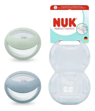 Chupete Nuk Perfect Match Baby verde 0-6 meses x2