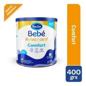 Miniatura 1 de 3 de Fórmula Infantil Sancor Bebé Advanced Comfort 400g Sin Gluten Sin Sabor