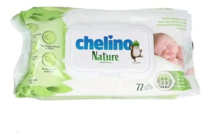 Imagen 2 de 2 de Toallitas húmedas Chelino Nature x 72 unidades