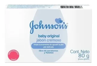 Jabón en barra Johnson's Baby cremoso 80 g