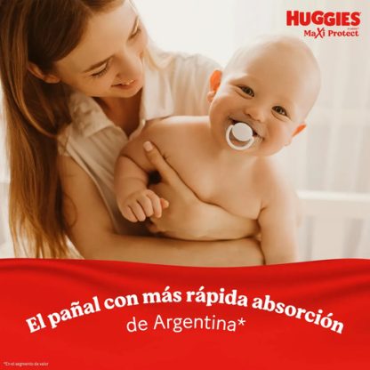 Imagen 2 de 6 de Pañales Huggies Classic Talle P (Pequeño) x48 Unidades