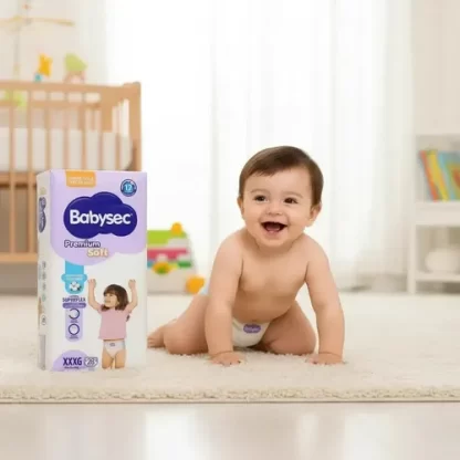 Imagen 4 de 5 de Pañales Babysec Premium Soft Xxxg Con 28 Unidades Extra Extra Extra Grande (xxxg) Sin Género
