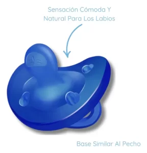 Miniatura 4 de 8 de Chicco Chupete Silicona Physio Soft Liso Azul 6-16 Meses X1 Azul 6-16 Meses