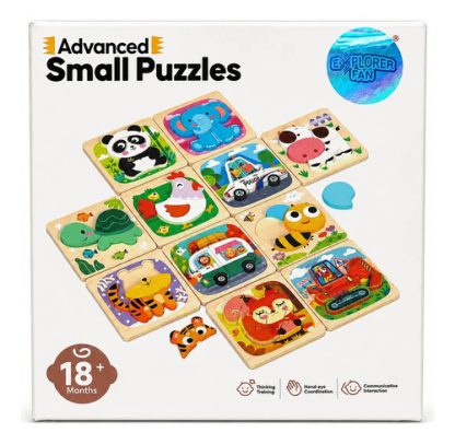 Imagen 1 de 3 de Explorer Fan Ma60 Rompecabezas Para Niños +18 Meses Animales