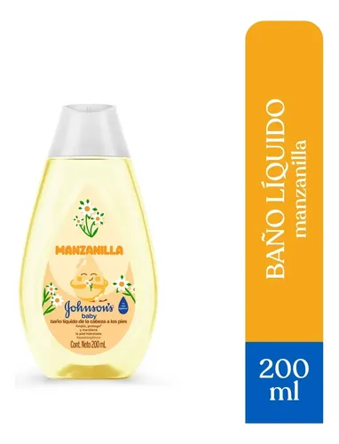 Imagen 2 de 2 de Johnson's Baby Baño Líquido Manzanilla 200 ml