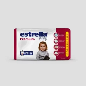 Miniatura 4 de 4 de Pañales Estrella Premium XXG x 50 Unidades Para 14+ Kg