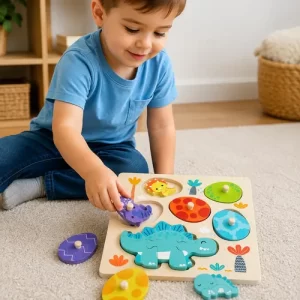 Miniatura 4 de 4 de Rompecabezas Dinosaurios Para Niños +18 Meses