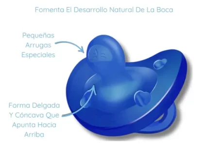 Imagen 5 de 8 de Chicco Chupete Silicona Physio Soft Liso Azul 6-16 Meses X1 Azul 6-16 Meses