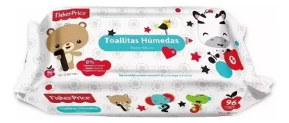 Imagen 1 de 5 de Toallitas Húmedas Fisher-Price x96 Unidades