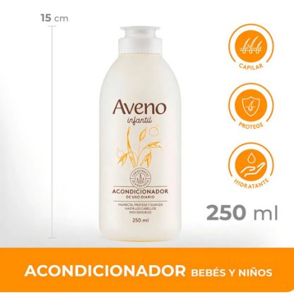 Imagen 7 de 7 de Acondicionador Aveno Infantil Hidratante Para Piel Sensible De 250 Ml