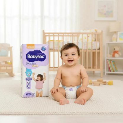 Imagen 5 de 5 de Pañales Babysec Premium Soft Xxxg Con 28 Unidades Extra Extra Extra Grande (xxxg) Sin Género