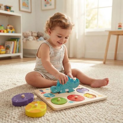 Imagen 3 de 4 de Rompecabezas Dinosaurios Para Niños +18 Meses