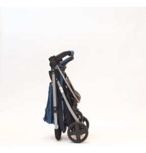Miniatura 6 de 6 de Cochecito De Paseo Bebesit Aeris 1390 Azul Con Chasis Color Plateado Rebatible