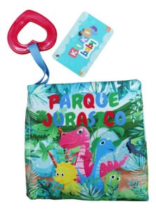 Miniatura 1 de 5 de Libro De Tela Bebé Dinosaurios Con Anillo Estimulación