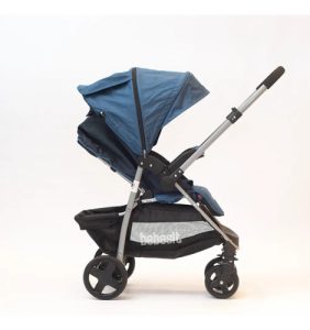 Miniatura 3 de 6 de Cochecito De Paseo Bebesit Aeris 1390 Azul Con Chasis Color Plateado Rebatible