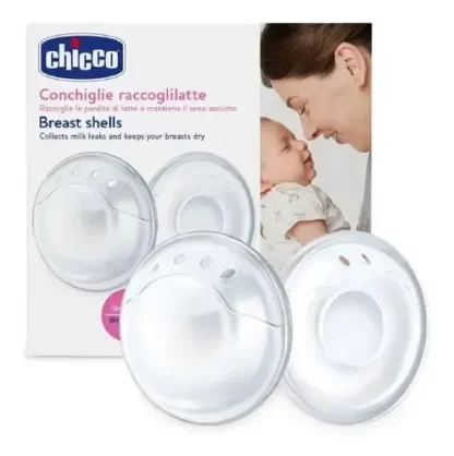 Imagen 2 de 10 de Cascos Recogeleche Natural Feeling Chicco Suave Y Anatomico